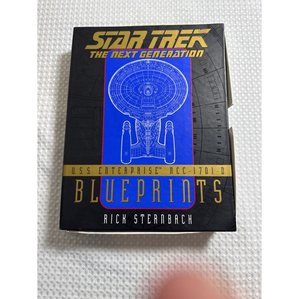 Star Trek TNG USS Enterprise NCC-1701-D Blueprints Rick Sternbach Pocket Books